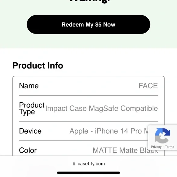 NEW Casetify iphone 14 Pro Max Impact Case MagSafe Compatible - Picture 3 of 3